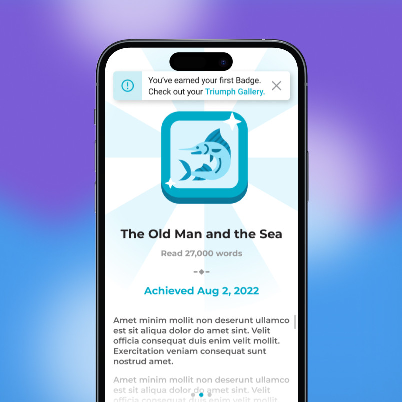 SR4S — achievement and reporting screen