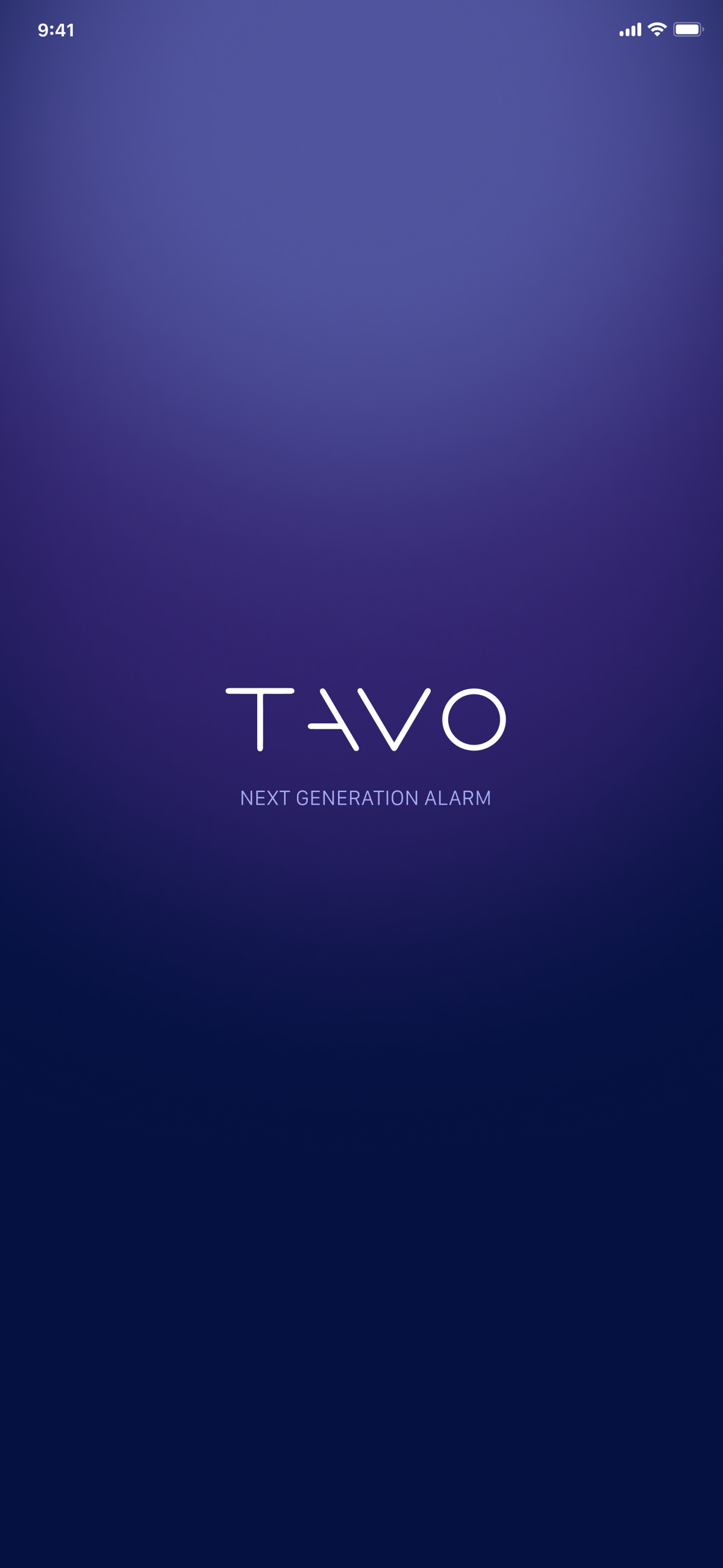 TAVO app — device pairing and onboarding
